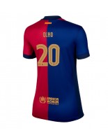 Barcelona Dani Olmo #20 Domácí Dres pro Dámské 2024-25 Krátký Rukáv